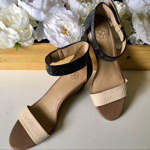 Ann Taylor Wedge Sandals
